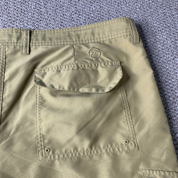 Magellan Outdoors Mens Shorts Size‎ 40 Yellow Fishing Outdoor Cargo Pockets - Picture 4 of 10